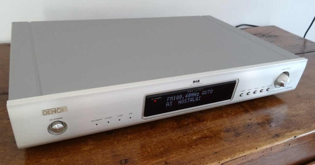 Denon TU-1800DAB Argent, TV, Hi-fi & Vidéo, Enlèvement ou Envoi, Utilisé, Analogique