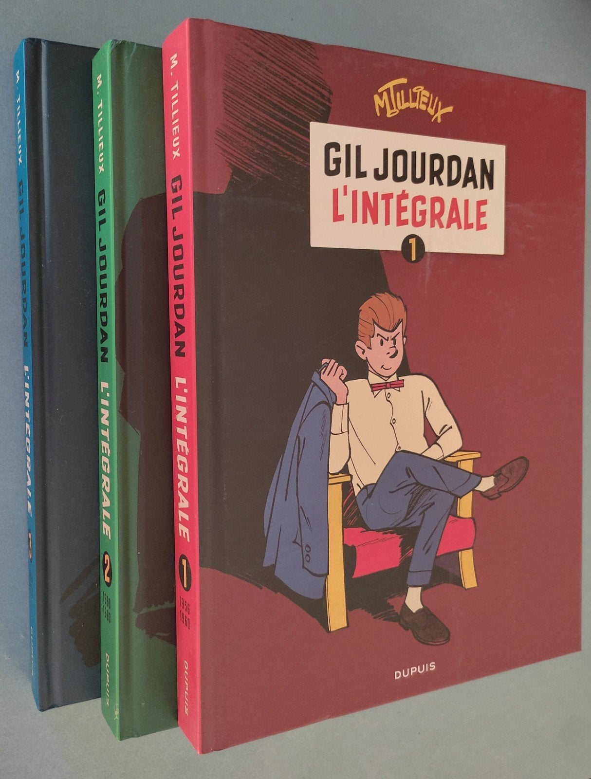 Gil Jourdan Intégrale Strip - Deel 1, 2 en 3 - Eerste druk, Boeken, Nieuw, Ophalen of Verzenden, Maurice Tillieux, Meerdere stripboeken