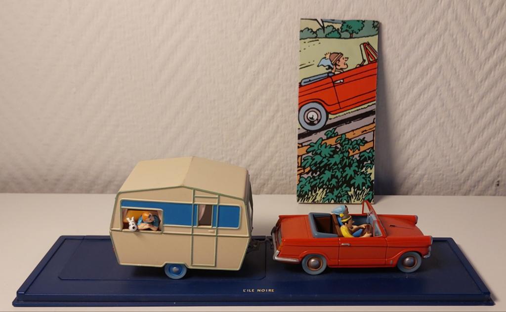 Voiture Tintin Atlas à l'échelle 1/43 'The Triumph Herald 19, Enlèvement ou Envoi, Tintin, Comme neuf, Statue ou Figurine