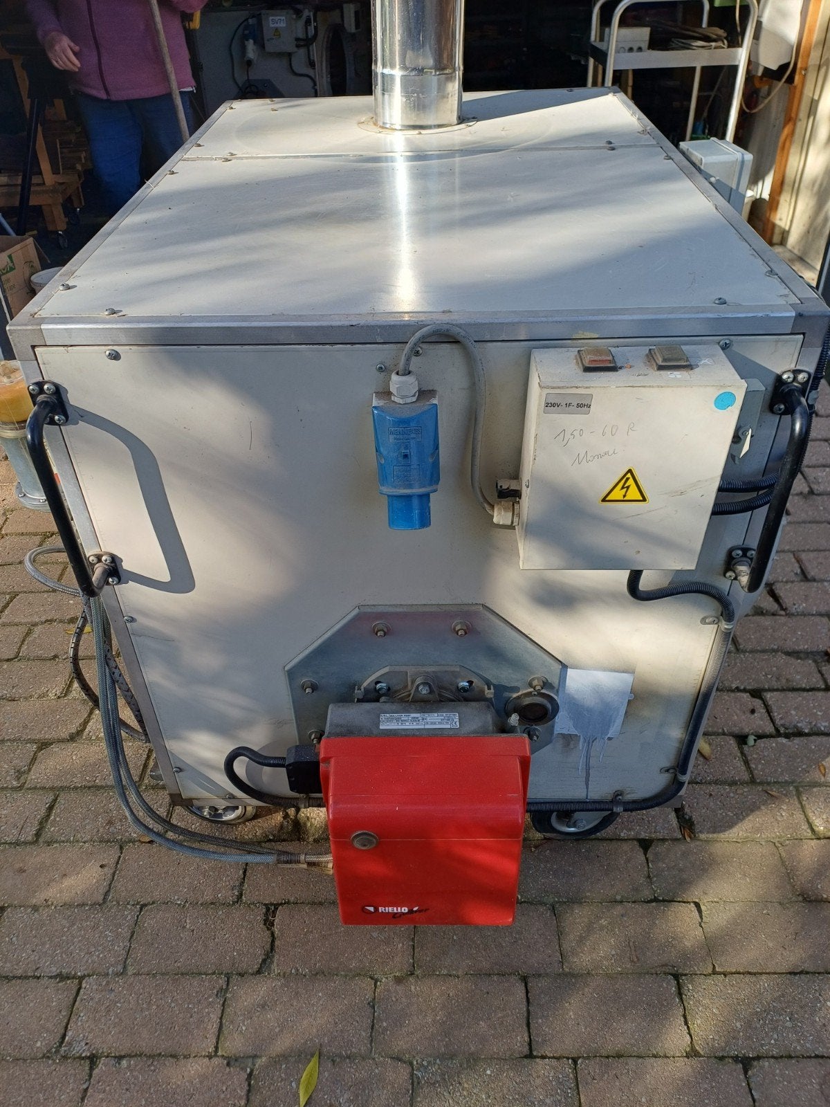 mobiele stookolie ketel, Ophalen, Gebruikt, Ouder dan 10 jaar