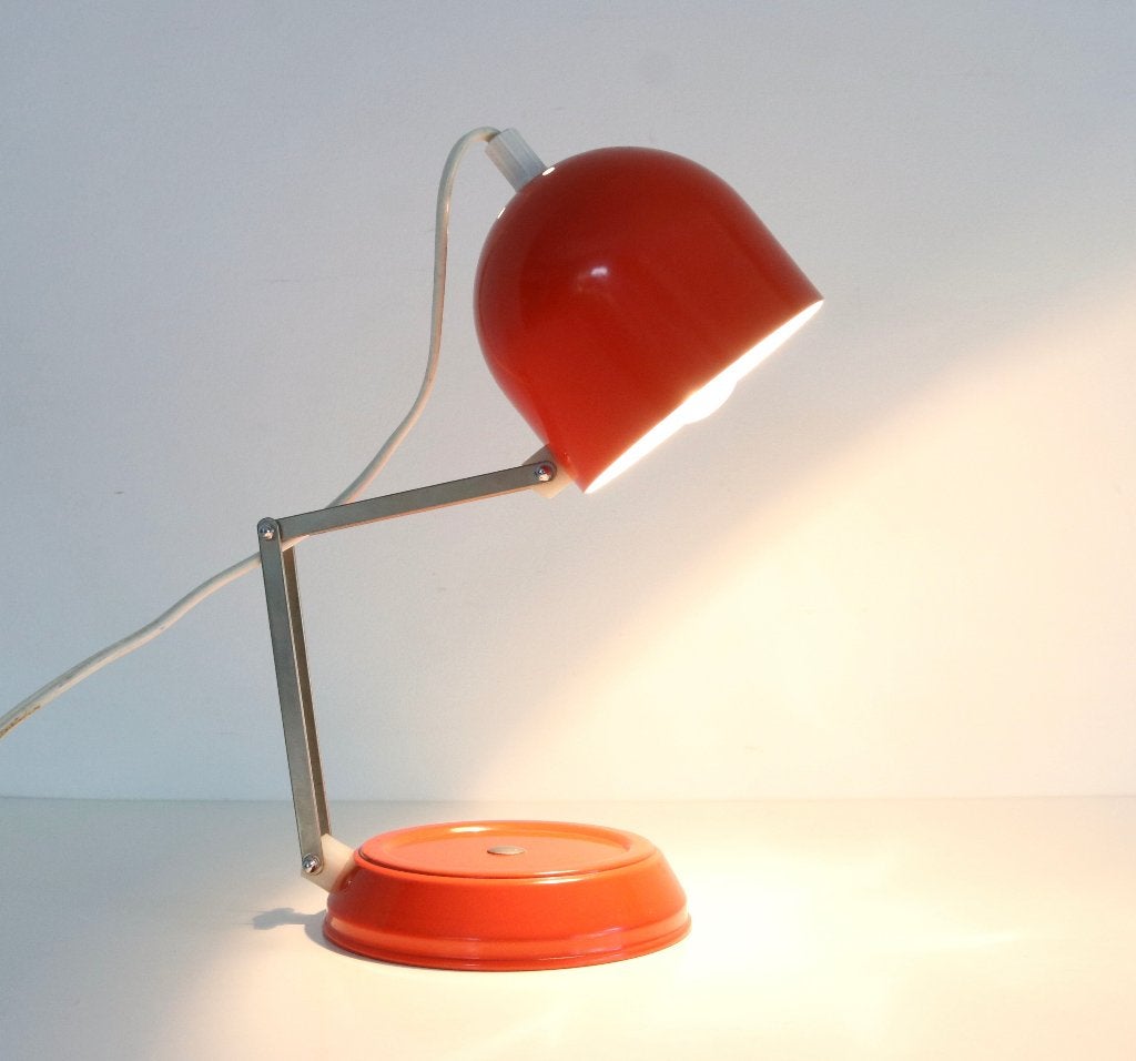 Vintage 1970s space age desk lamp, Ophalen of Verzenden, Huis en Inrichting