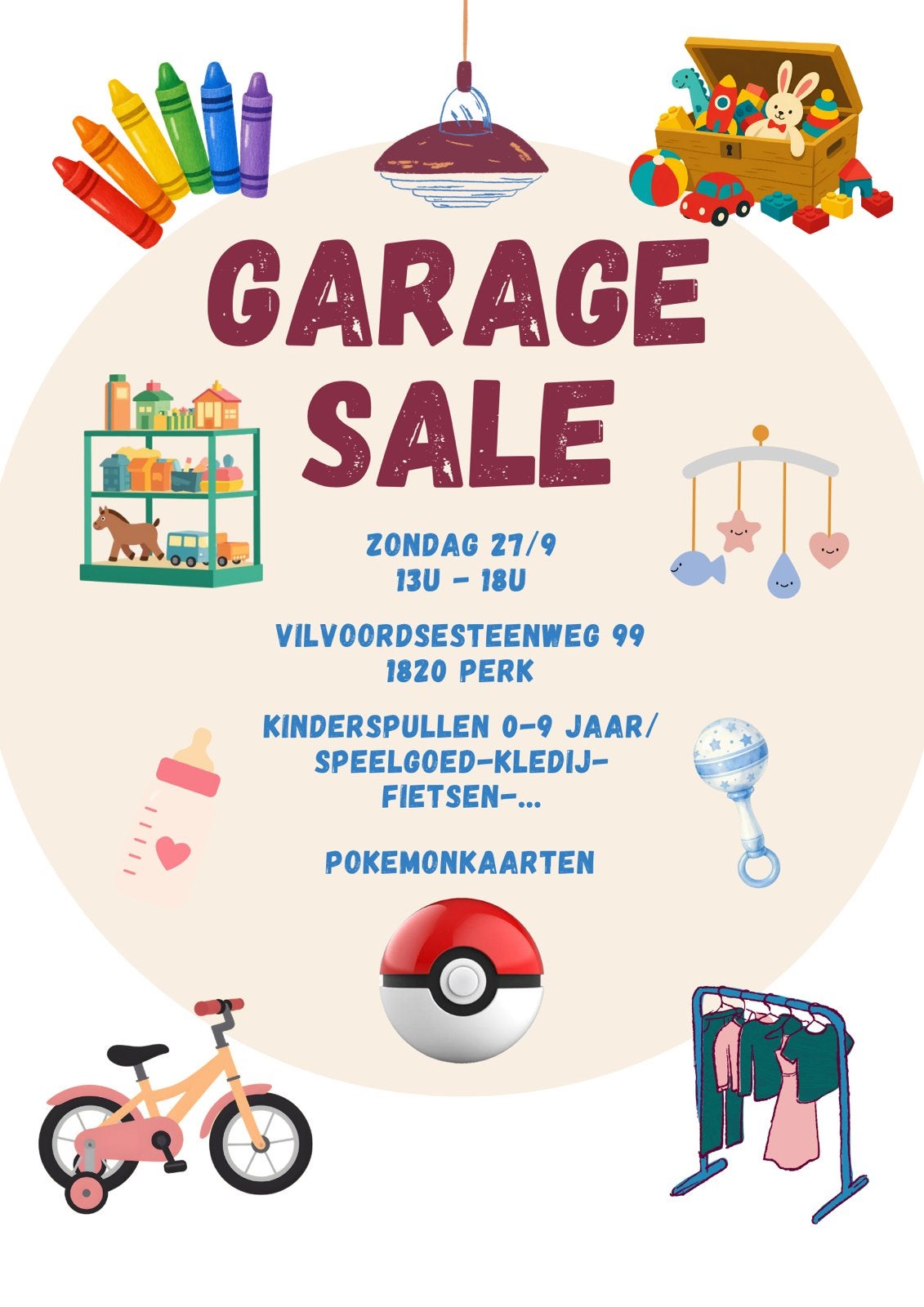 Garage sale, Ophalen, Zo goed als nieuw