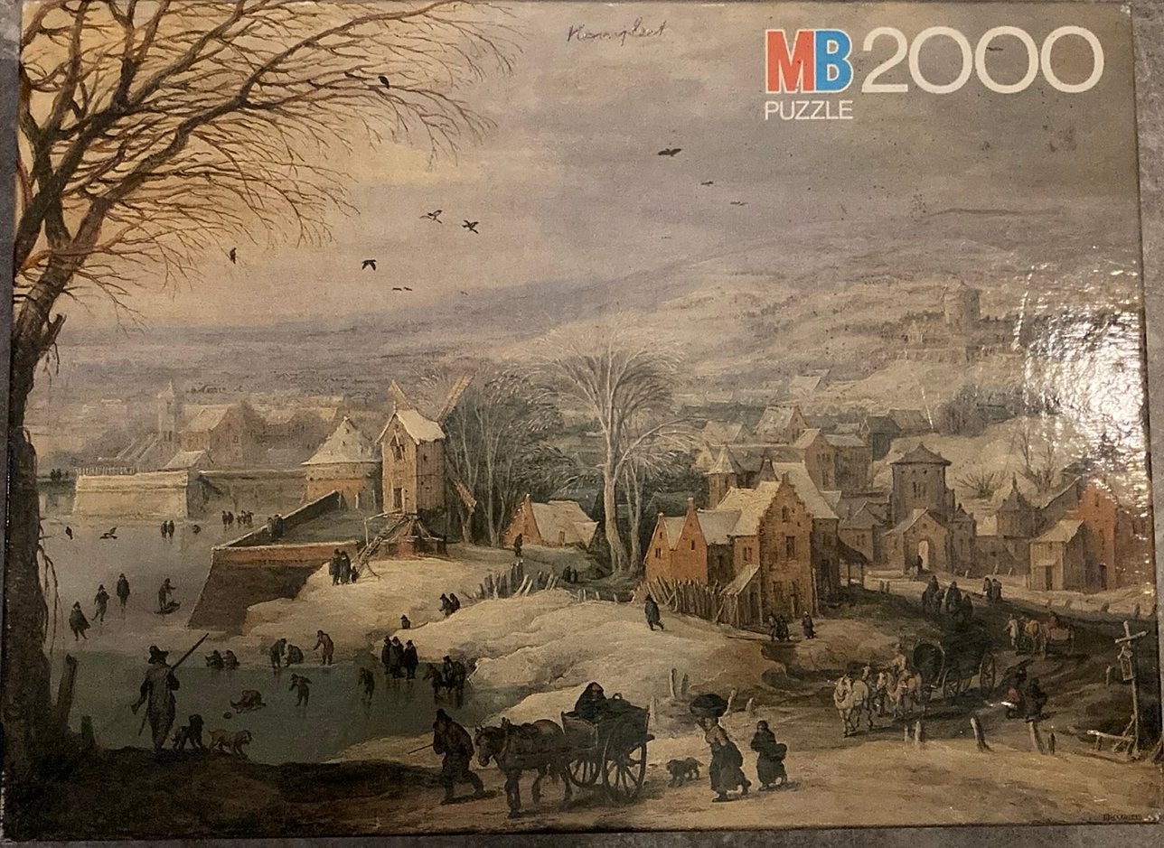 Vintage MB puzzel 2000 stukken, Hobby en Vrije tijd, Ophalen, Zo goed als nieuw