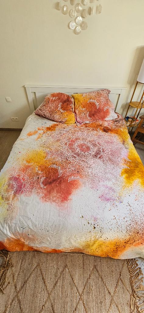 Bed voor 2 personen, Enlèvement, Utilisé, 200 cm, Deux personnes