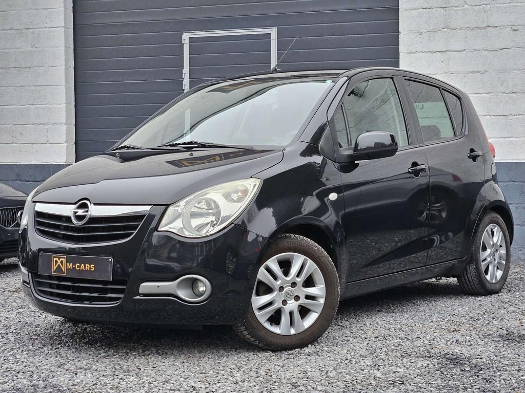 Opel Agila CLIM * EURO 5 * ESSENCE * (bj 2012), Auto's, Euro 5, Stof, Zwart, https://public.car-pass.be/vhr/b1887f99-a59d-40e0-8baf-7053a652e47e