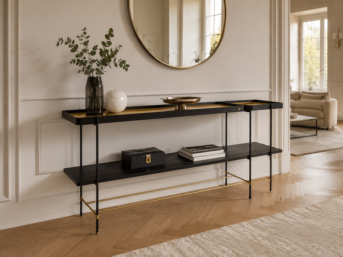 Console design Highline Table de Versmissen, HIGHCON180., Enlèvement, Comme neuf, Chêne