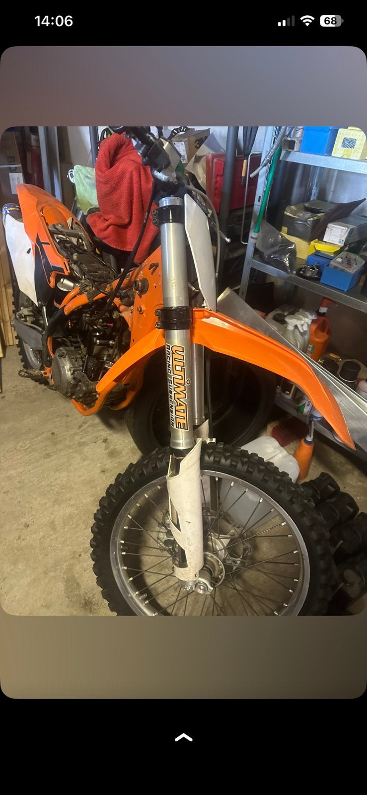 Ktm 250sxf, Ophalen, Zo goed als nieuw