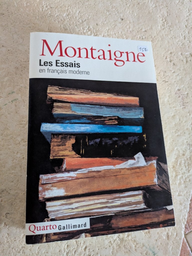Les essais en langue moderne (Montaigne)., Comme neuf, Europe autre, Montaigne., Envoi