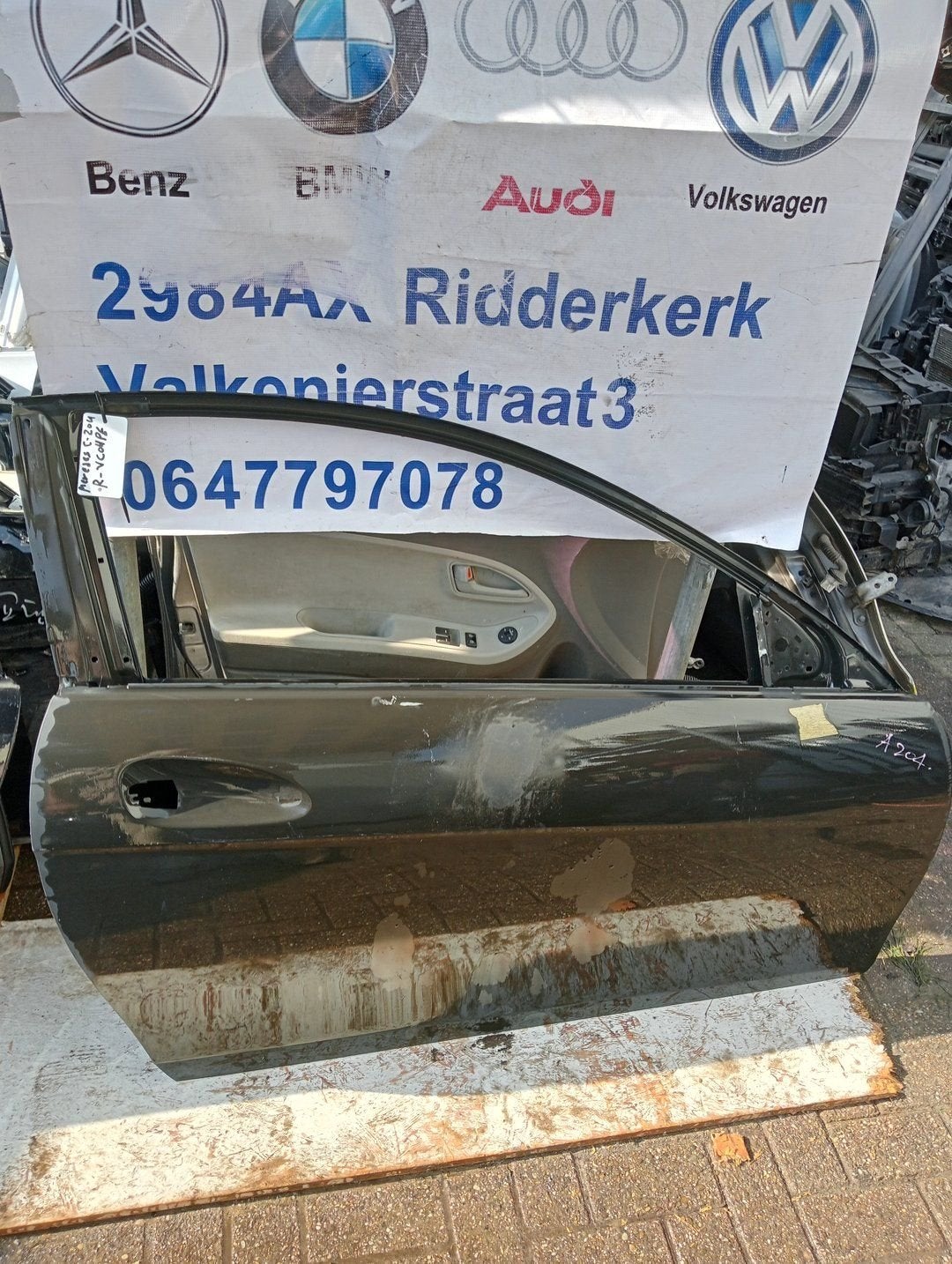 W204 S204 DEUR RECHTS VOOR C Klasse, Auto-onderdelen, Gebruikt, -, Deur, Ophalen of Verzenden