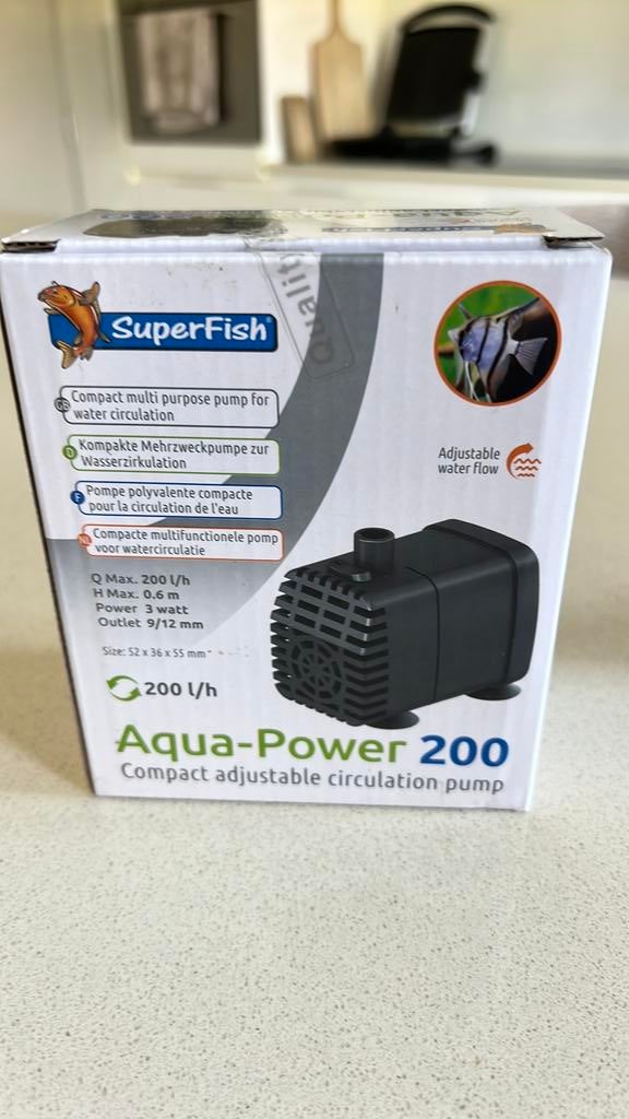 Pompje voor vijver of aquarium NIEUW, Tuin en Terras, Ophalen, Zo goed als nieuw