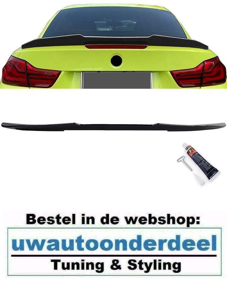 Achterklep Ducktale Spoiler Glans Zwart Voor Bmw 4 Serie F33, Verzenden