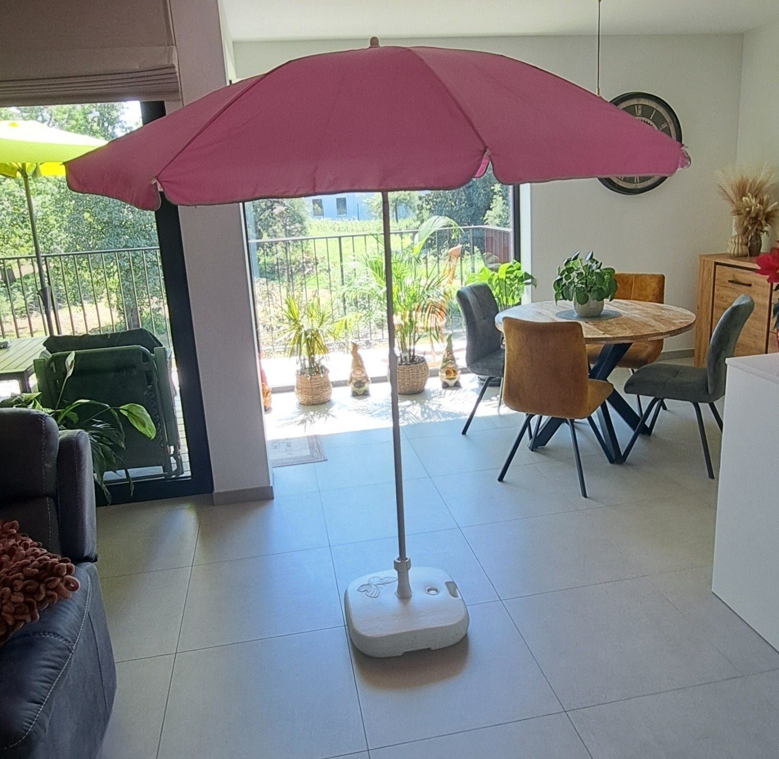 Parrasol rose 180cm 15€ sans frais de port, Enlèvement, Réglable