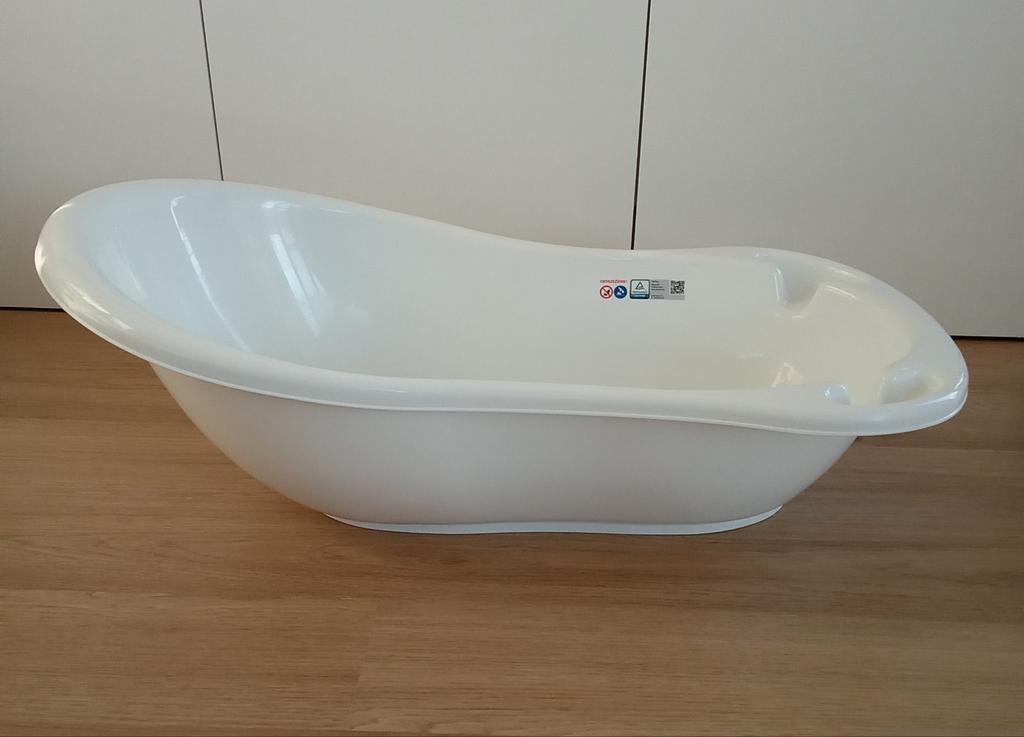 Baby badje met handige afvoer - wit, Ophalen, Badje