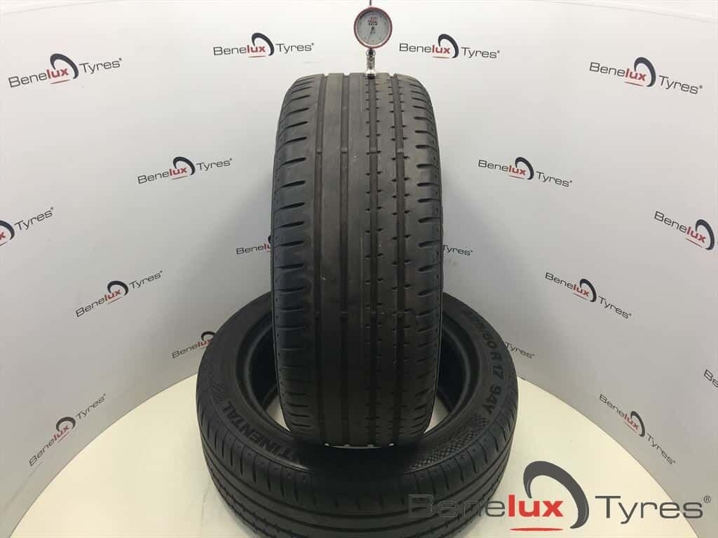 225/50R17 94Y Continental Sport Contact 225/50 R17 225/50/17, Auto-onderdelen, Banden en Velgen, Ophalen, Gebruikt, -, -