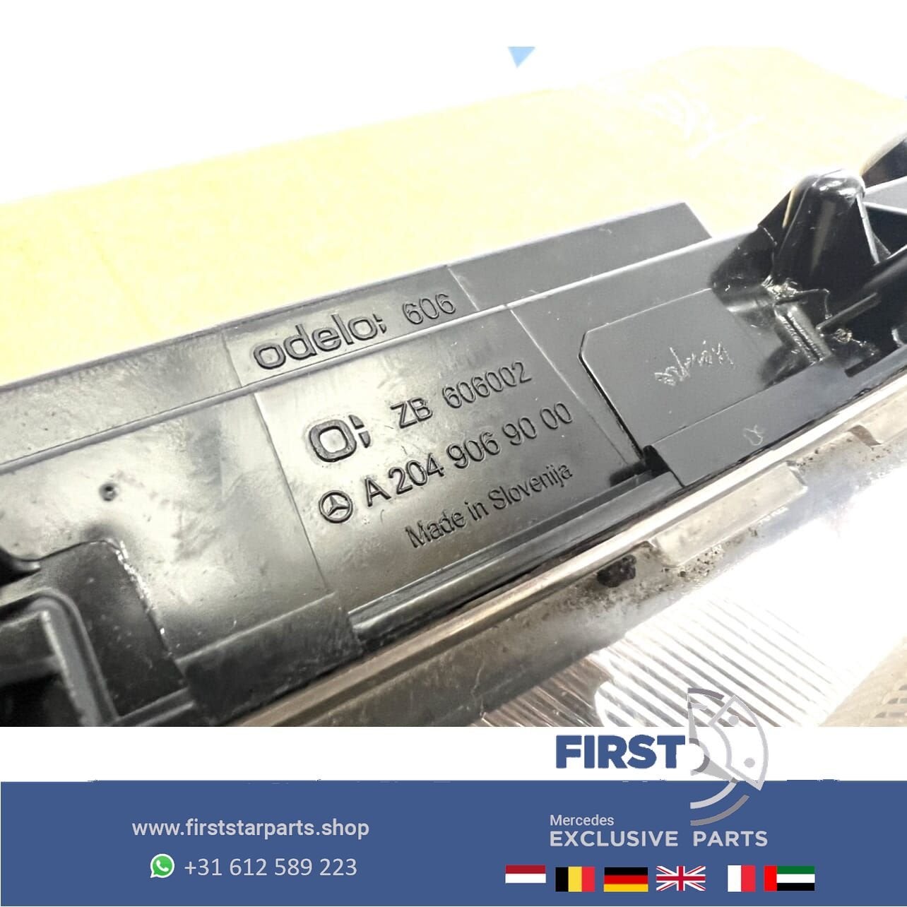 W204 C63 AMG dagrijverlichting Origineel Mercedes C KLASSE C, Utilisé, -, -, Enlèvement ou Envoi