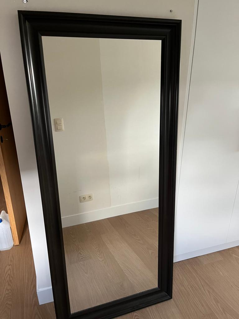 Spiegel, Huis en Inrichting, Woonaccessoires | Spiegels, Ophalen, Zo goed als nieuw, 150 tot 200 cm, Rechthoekig