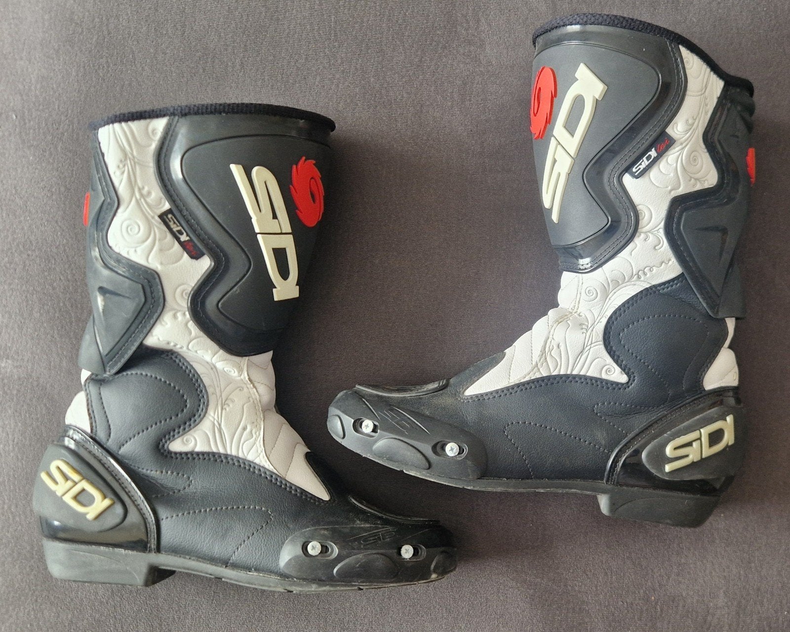 Sidi Fusion Lei motorlaarzen (dames, zwart/wit) maat 39, Ophalen, Dames
