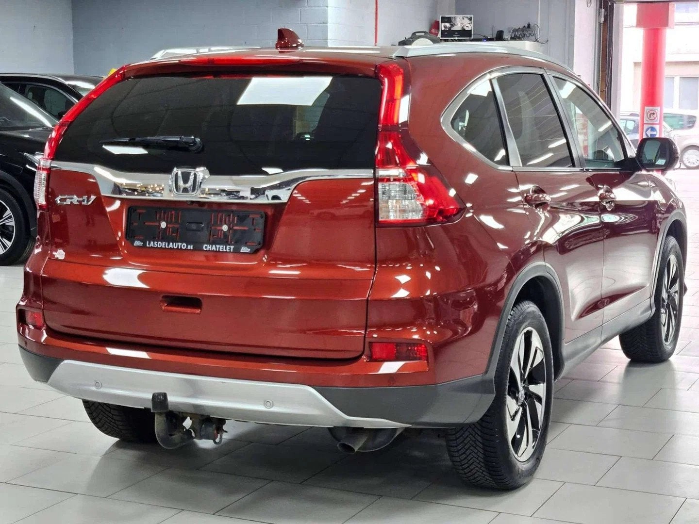 Honda CR-V 1.6D 4x4 AttacheCAM Gps Clim Blue Chauffants XENO, Auto's, Gebruikt, 4 cilinders, Overige brandstoffen, Leder