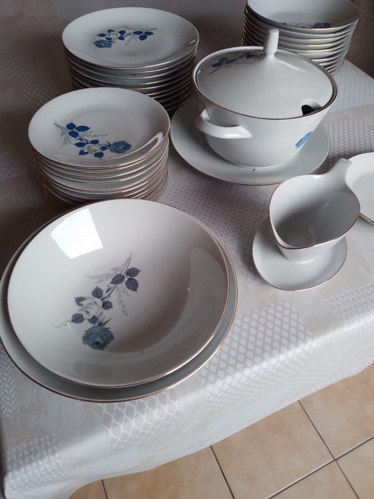 Vintage eetservies, Antiek en Kunst, Ophalen