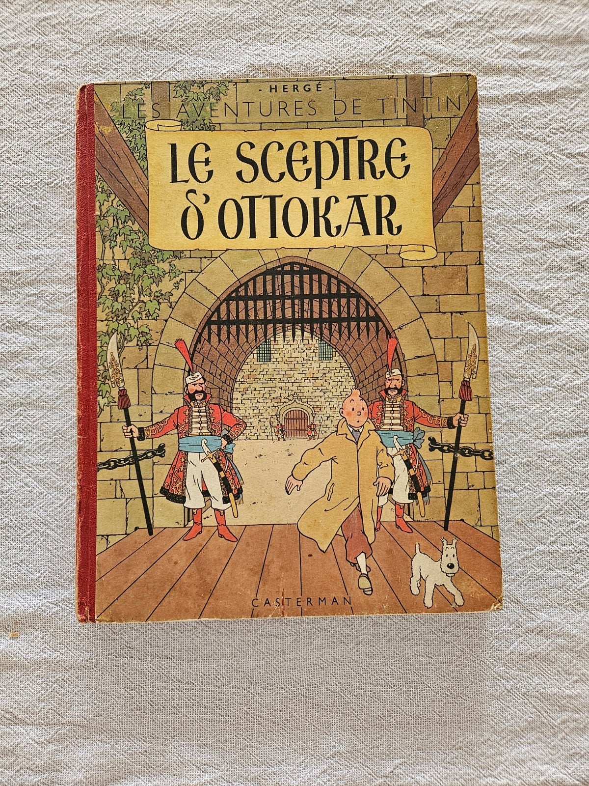Tintin- Le Sceptre d'ottokar 1948, Boeken, Ophalen of Verzenden