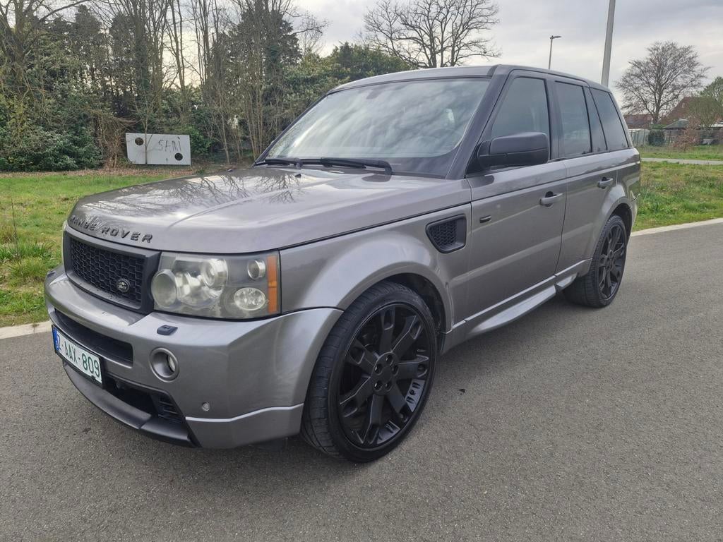 RANGEROVER SPORT STORMER 2.7TDV6.2007 LICHTEVR 4WD 3500KG.SL, Auto's, Automaat, Zwart, Parkeersensor, Leder