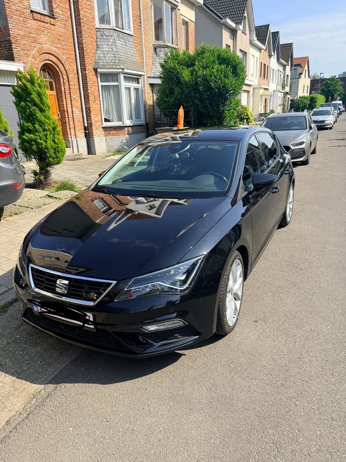 Seat Leon fr 2017 150 pk automaat, Auto's, 4 cilinders, Leon, Zwart, Berline