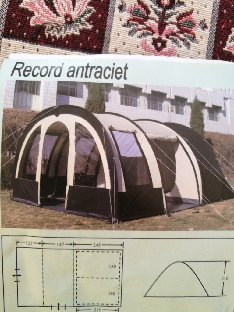 tent tunneltent, Enlèvement, Comme neuf, Jusqu'à 6