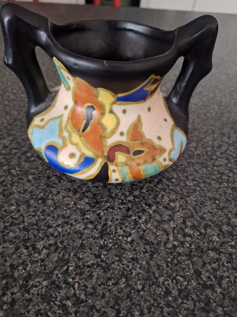 Vaasje Aaren Plateel12 cm, Ophalen of Verzenden