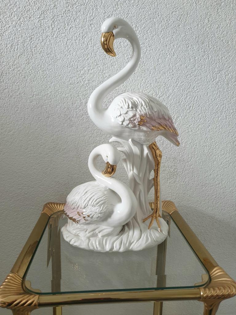 Keramieke zwanen, Ophalen