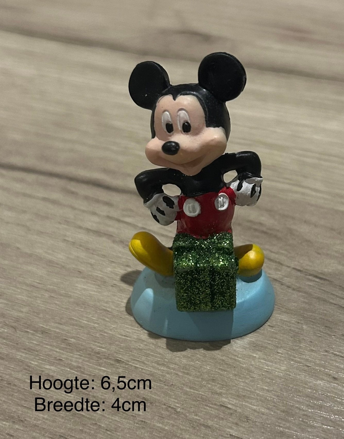 Beeldje Mickey Mouse, Ophalen of Verzenden, Mickey Mouse, Zo goed als nieuw, Beeldje of Figuurtje