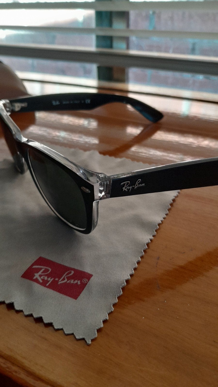 rayban zonnebril, Zonnebril, Zwart, Ophalen of Verzenden, Zo goed als nieuw