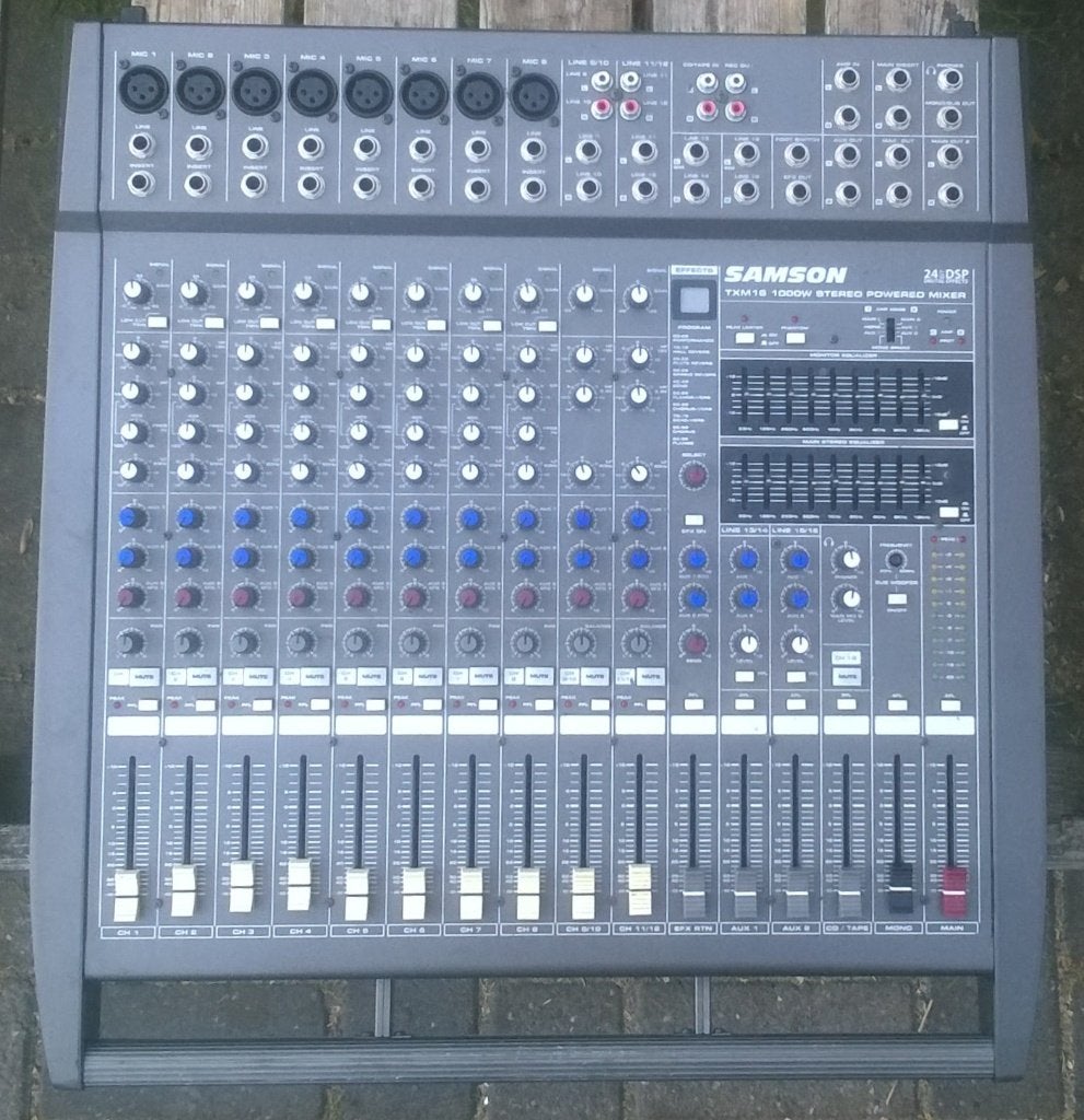 Effect en equalizer, Samson TXM-16, 2x 500 Watt, Musique & Instruments, Enlèvement ou Envoi, Comme neuf, Autres types