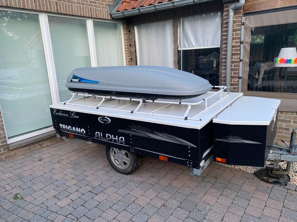 Thule Ocean 700 kleur grijs, Caravanes & Camping, Caravanes pliantes, Enlèvement, Gris, Trigano