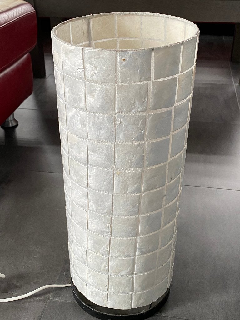 Mooie staande lamp, Kunststof, Overige merken, Met kap, E14 (klein)