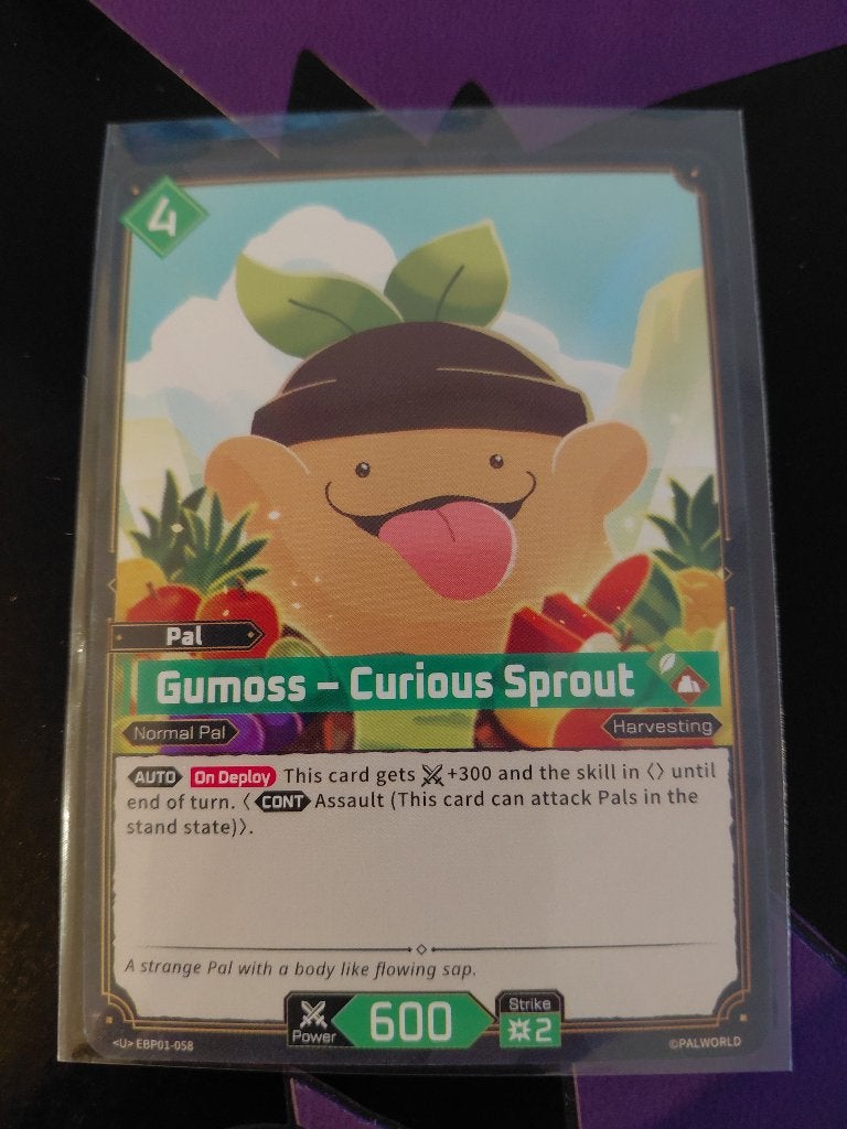 Palworld: Gumoss – <U> EBP01-058 (PRISTINE), Enlèvement ou Envoi, Neuf, Carte(s) à jouer