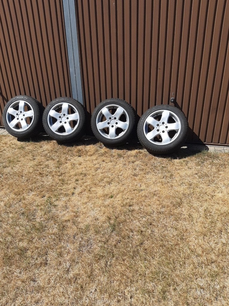 velgen met winterbanden mercedes, Auto-onderdelen, Ophalen, Gebruikt, 16 inch, Banden en Velgen