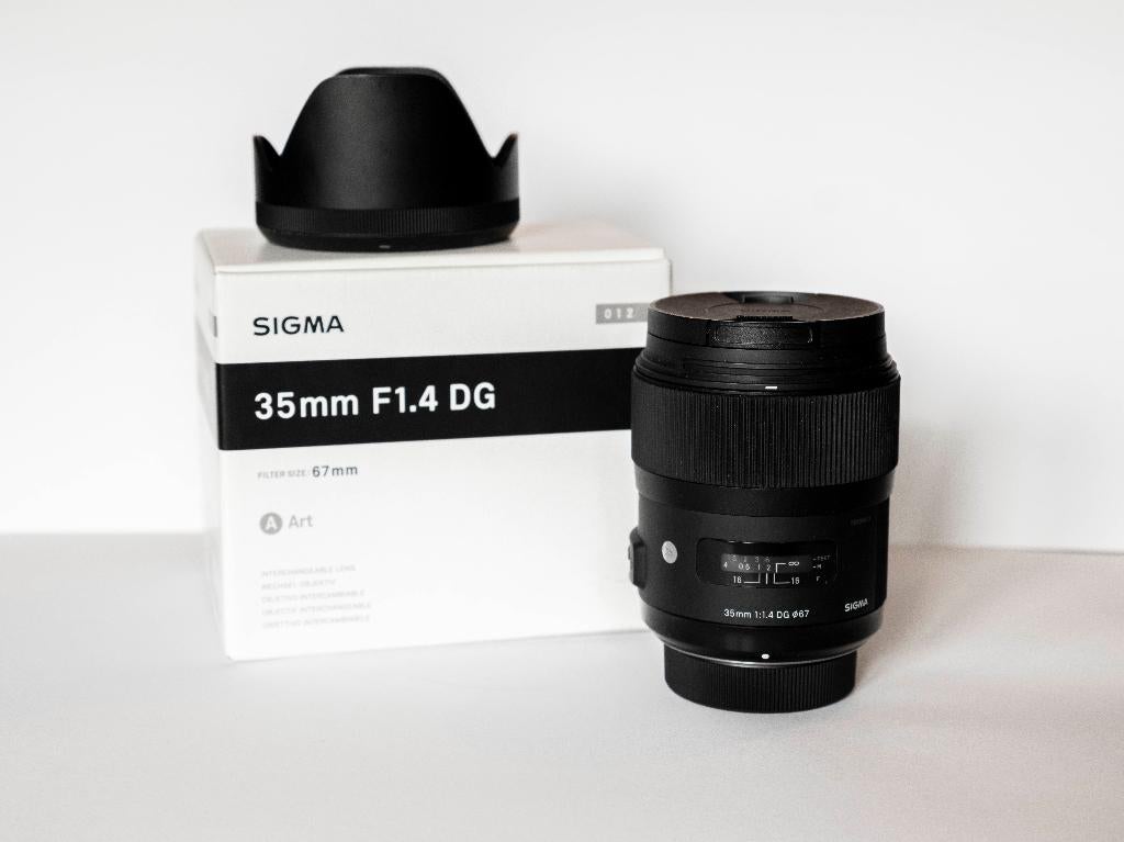 Sigma 35mm f1.4 (Nikon), Enlèvement, Comme neuf, Lentille standard