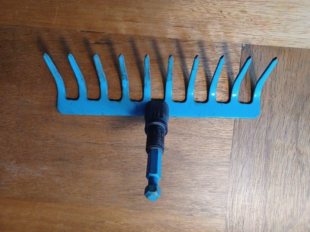 Râteau Combisystem GARDENA, 25 cm, Enlèvement ou Envoi, Utilisé, Râteau, Gardena