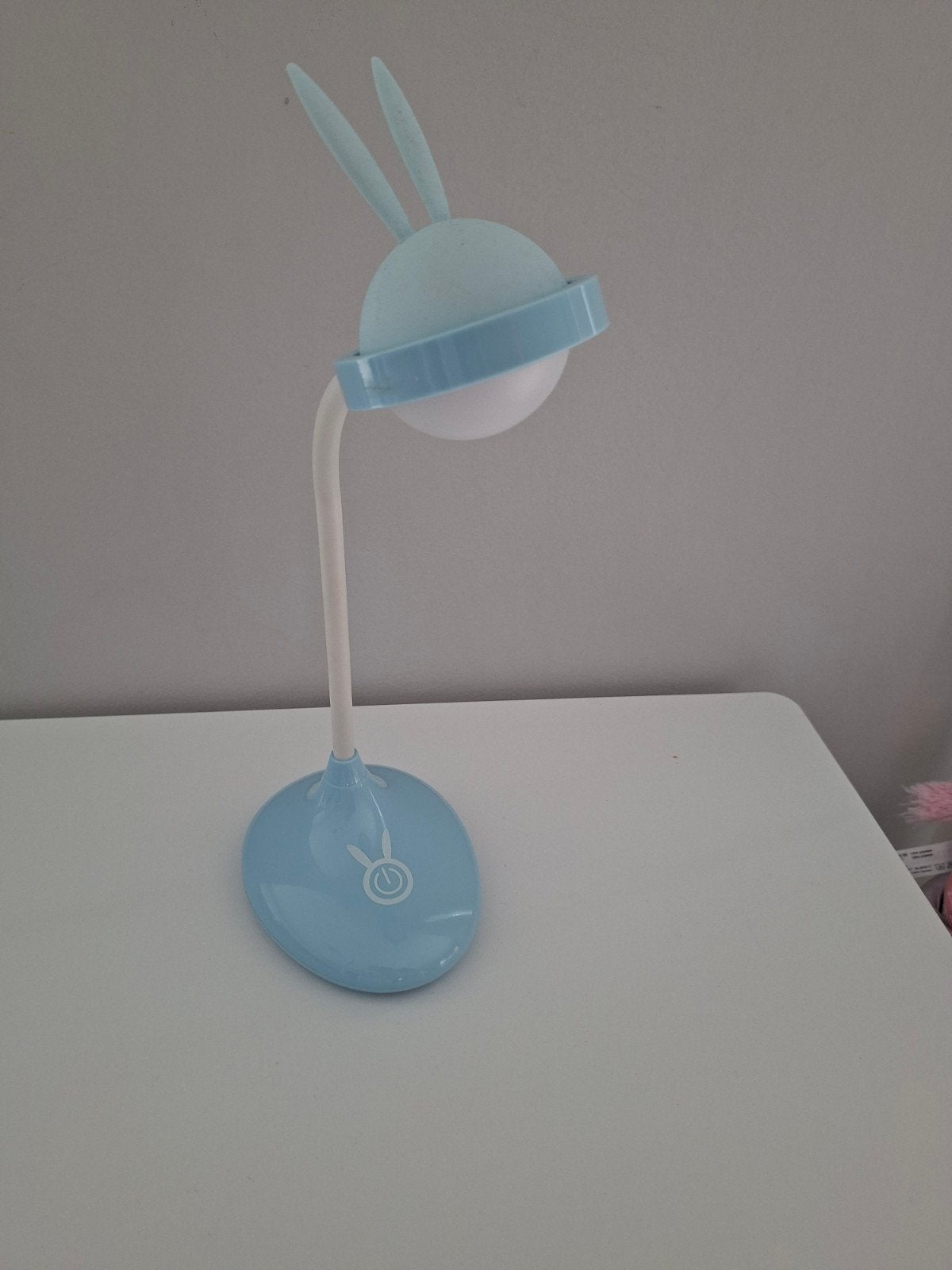 Ditto - Lampe de nuit Bunny - Lampe de bureau bleue/chambre, Maison & Meubles, Lampe de bureau, Synthétique, Enlèvement, Bleu