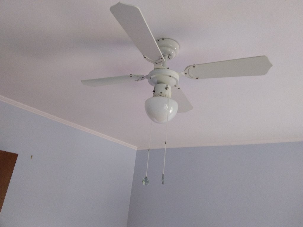 2 lustres avec ventilateur, Maison & Meubles, Enlèvement, Comme neuf
