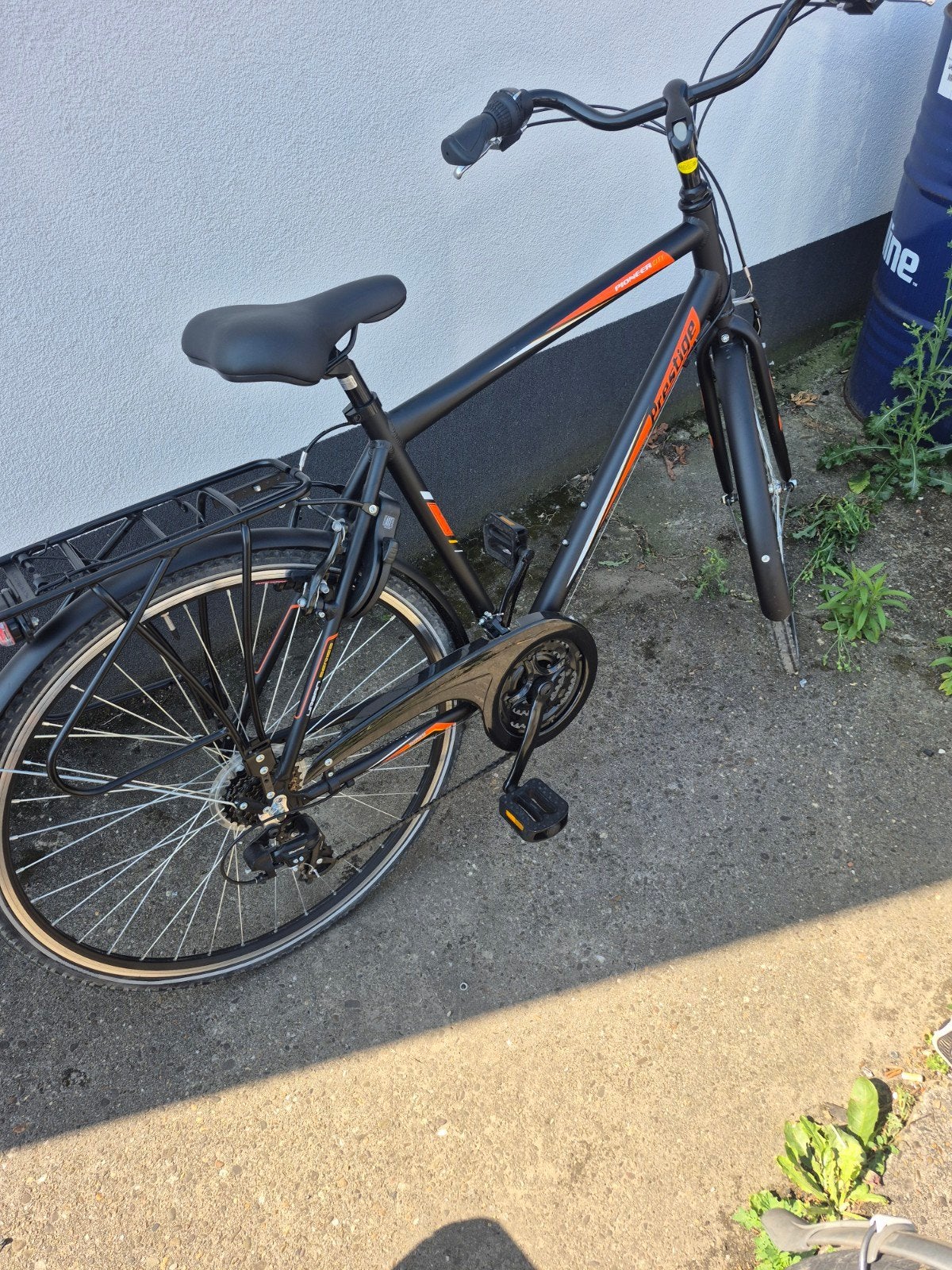 Prestige herenfiets, Ophalen