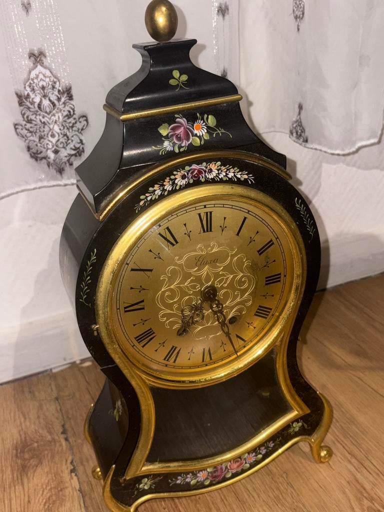 Horloge ancienne Eluxa – pendule de cheminée vintage, Antiquités & Art, Enlèvement ou Envoi