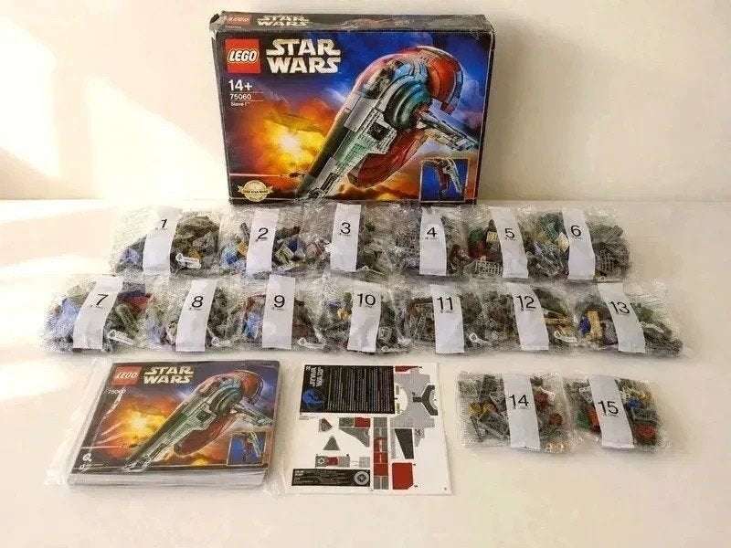 LEGO Star Wars 75060 Slave I UCS, Enfants & Bébés, Pièces supplémentaires incluses, Star Wars, Lego, Ensemble complet