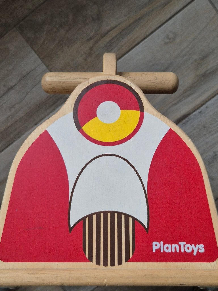 Kinder speelgoed  Plantoys, Ophalen, Zo goed als nieuw, Rij- of Hobbelspeelgoed