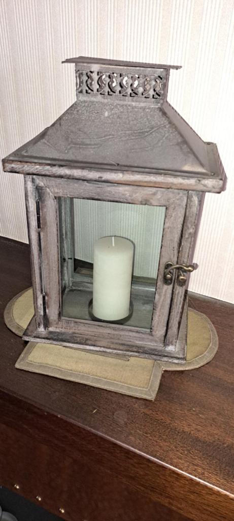 Lantaarn, Ophalen, Hout, Kaars