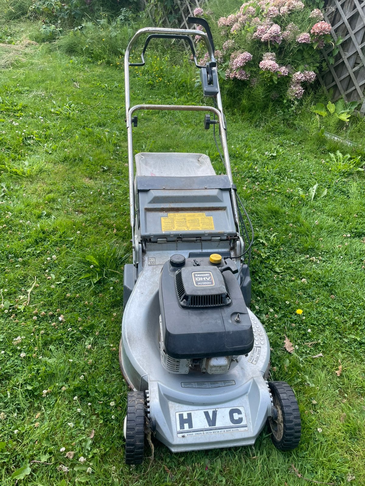 Te koop kawasaki HVC rolmaaier, Tuin en Terras, Ophalen, Gebruikt, 50 cm of meer, Kooimesmaaier