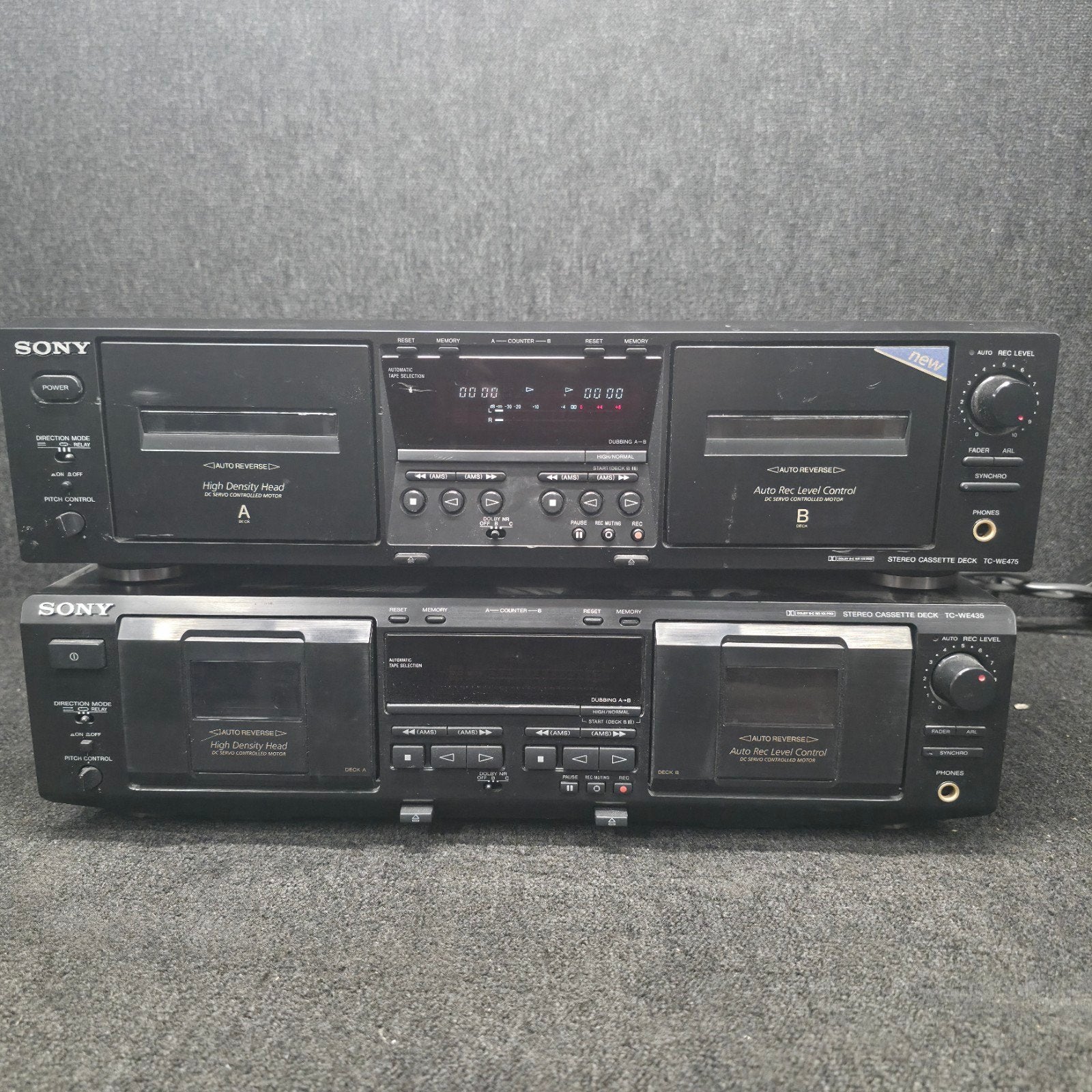 SONY  TC-WE435  / TC-WE475   stereo cassette deck, Ophalen of Verzenden, Sony