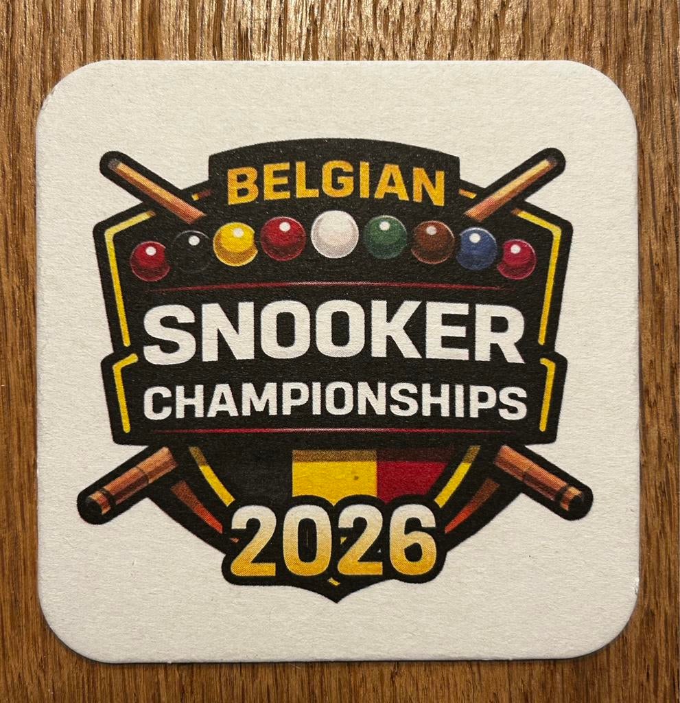 Bierkaartje, Bierviltje Snooker, Verzenden, Nieuw, Viltje(s), Overige merken