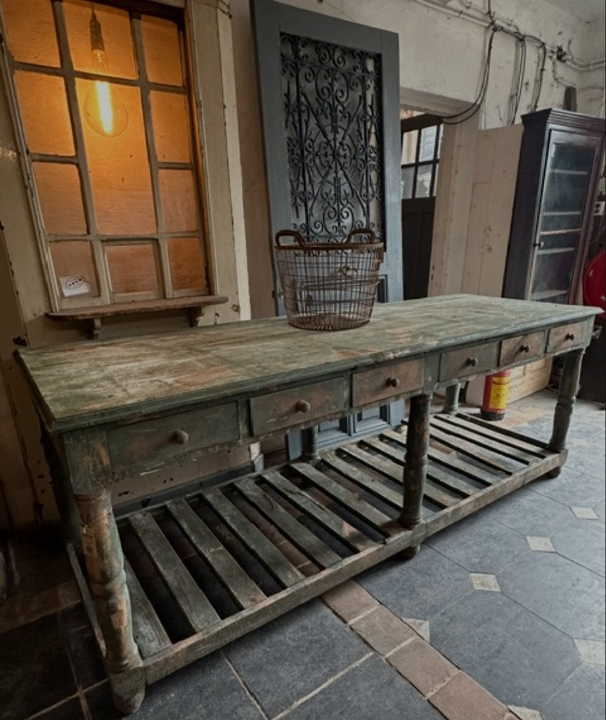 antiek keukeneiland oud dressoir tafel robuust wonen, Ophalen