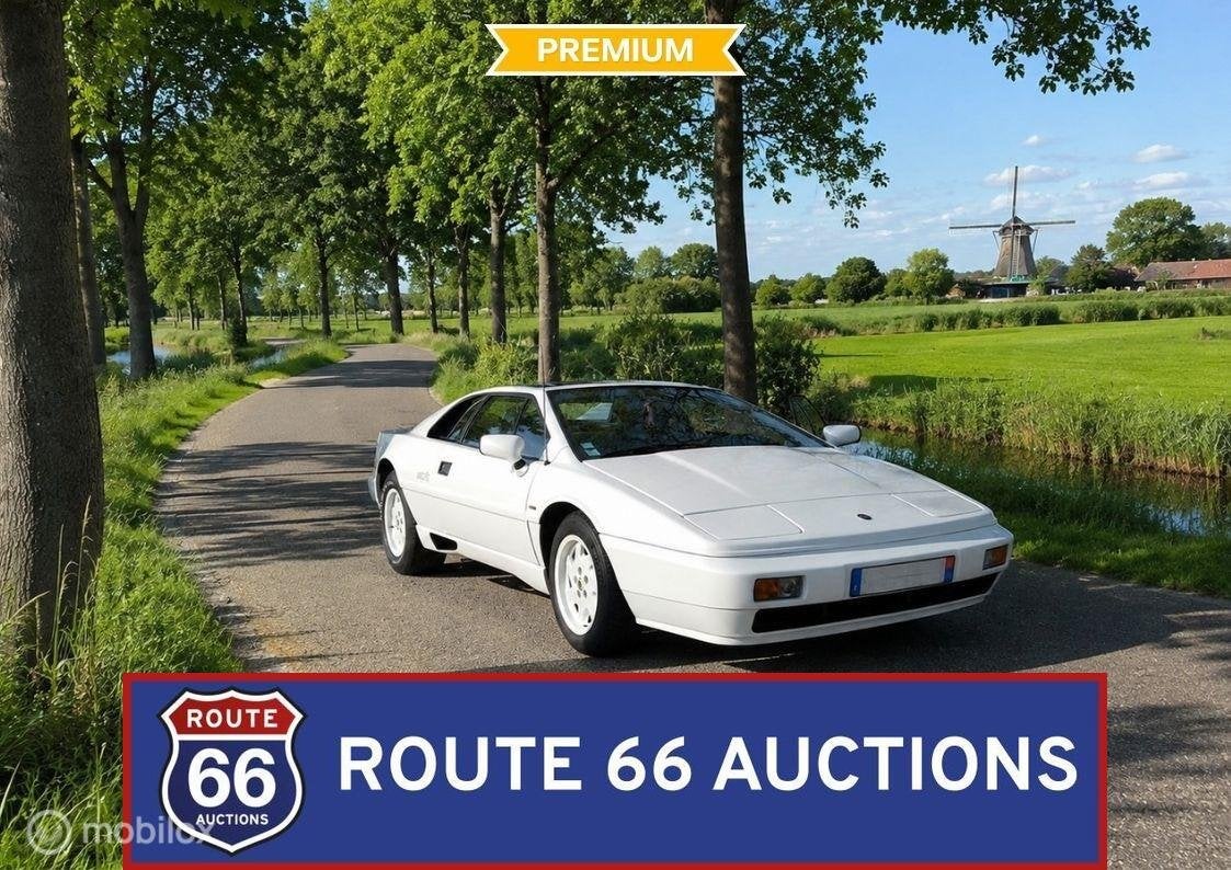 Lotus Esprit | 1989 | Route 66 Auctions, Zwart, Bedrijf, Handgeschakeld, Overige carrosserie